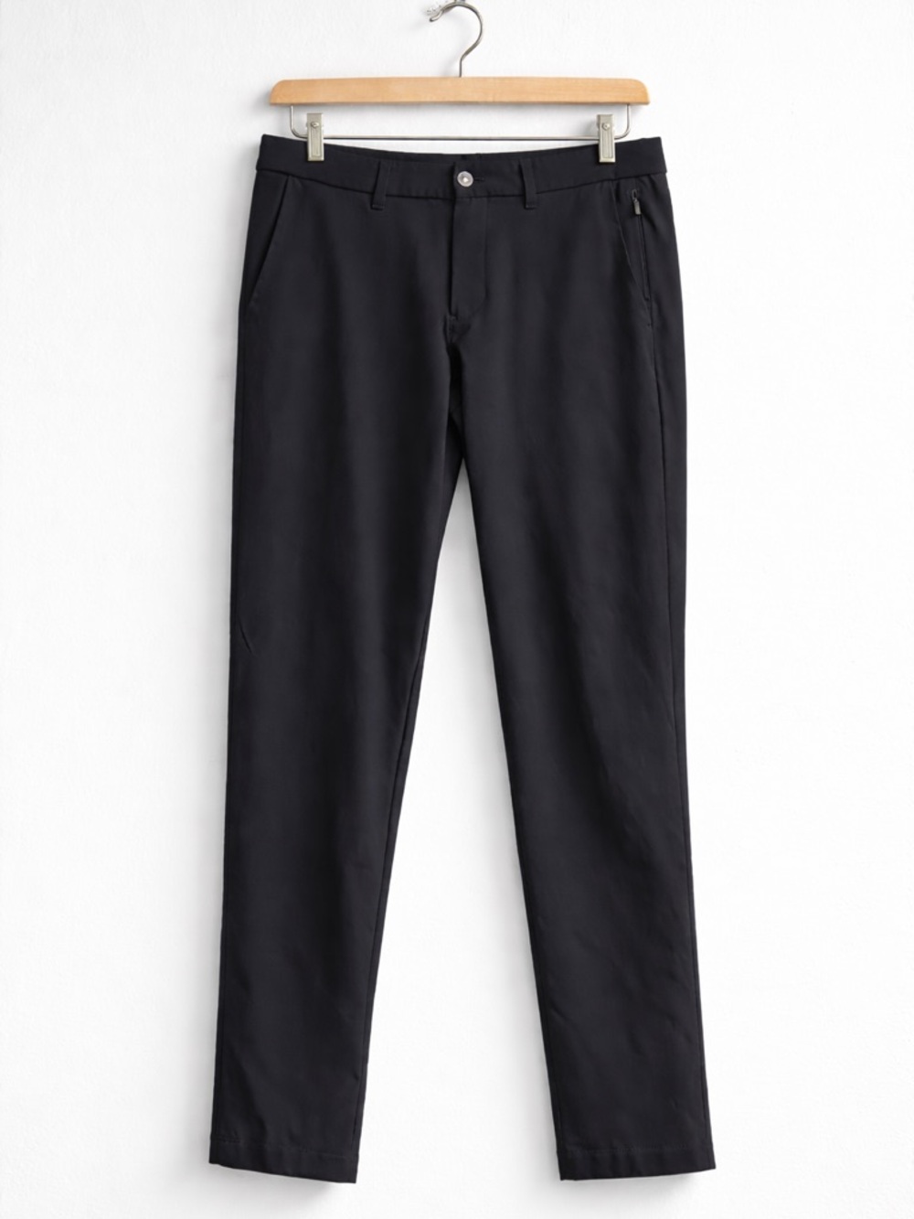 Men's Black Casual Slim Pants